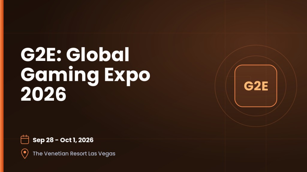 G2E: Global Gaming Expo 2026 3