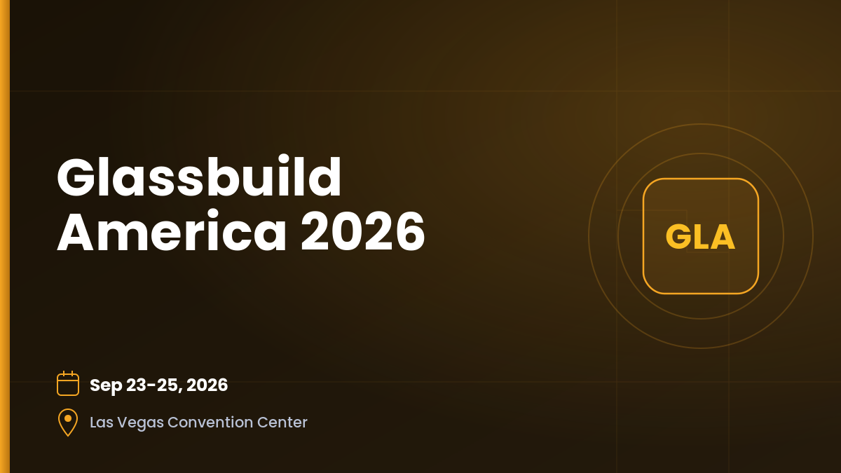 Glassbuild America 2026 1 Glassbuild America 2026 1
