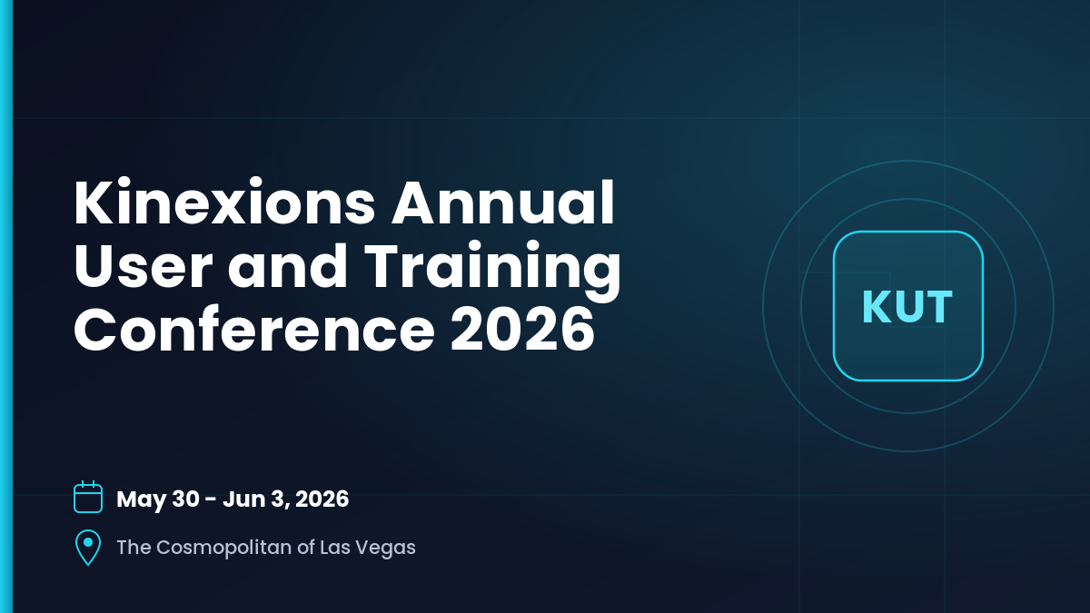 Kinexions Annual User and Training Conference 2026 10