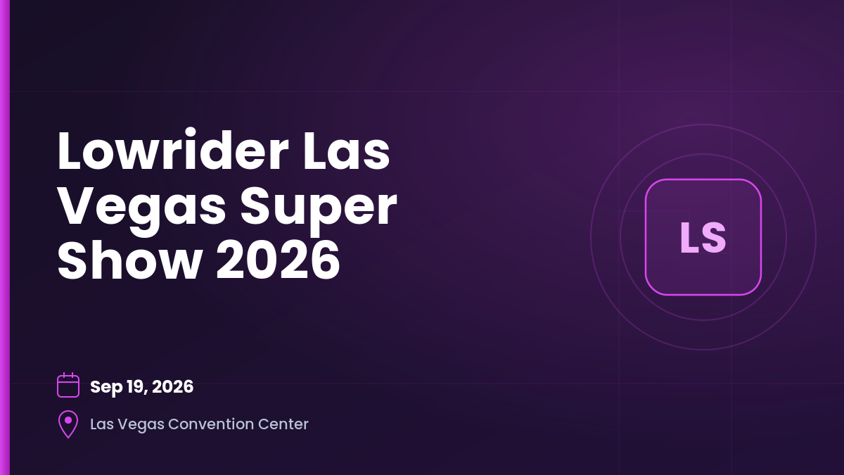 Lowrider Las Vegas Super Show 2026 1 Lowrider Las Vegas Super Show 2026 1