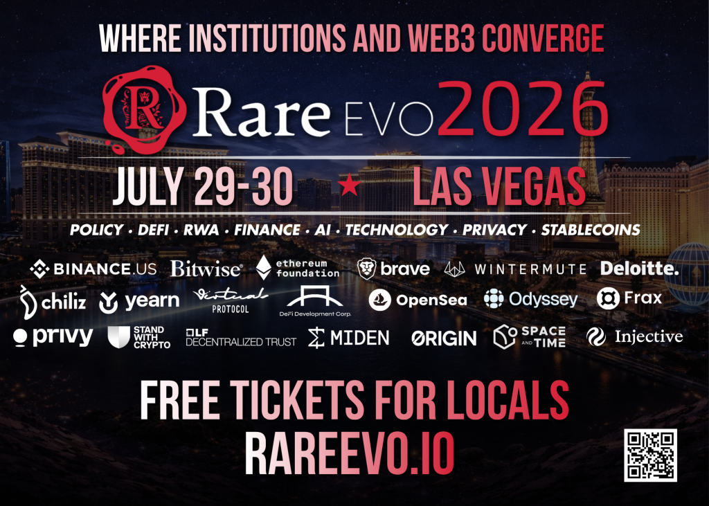Rare Evo - Blockchain, Cryptocurrency & Digital Assets conference @ Aria 2