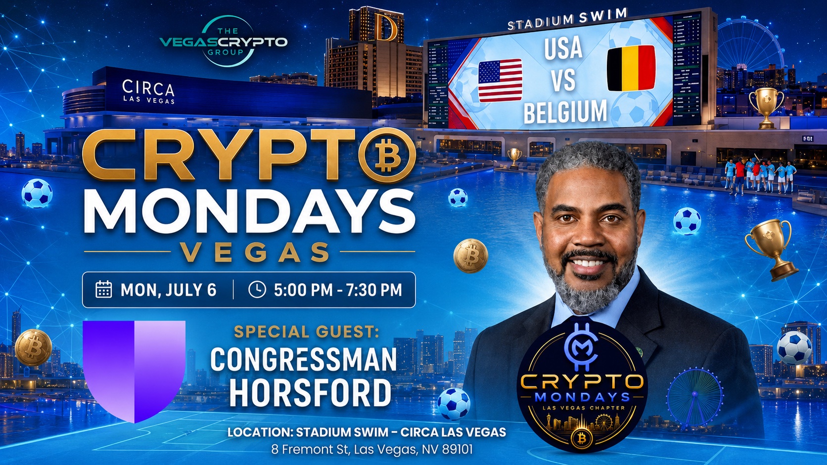 CryptoMondays Vegas x Stand With Crypto | July 6, 5PM at Circa Stadium Swim 9 CryptoMondays Vegas x Stand With Crypto | July 6, 5PM at Circa Stadium Swim 9