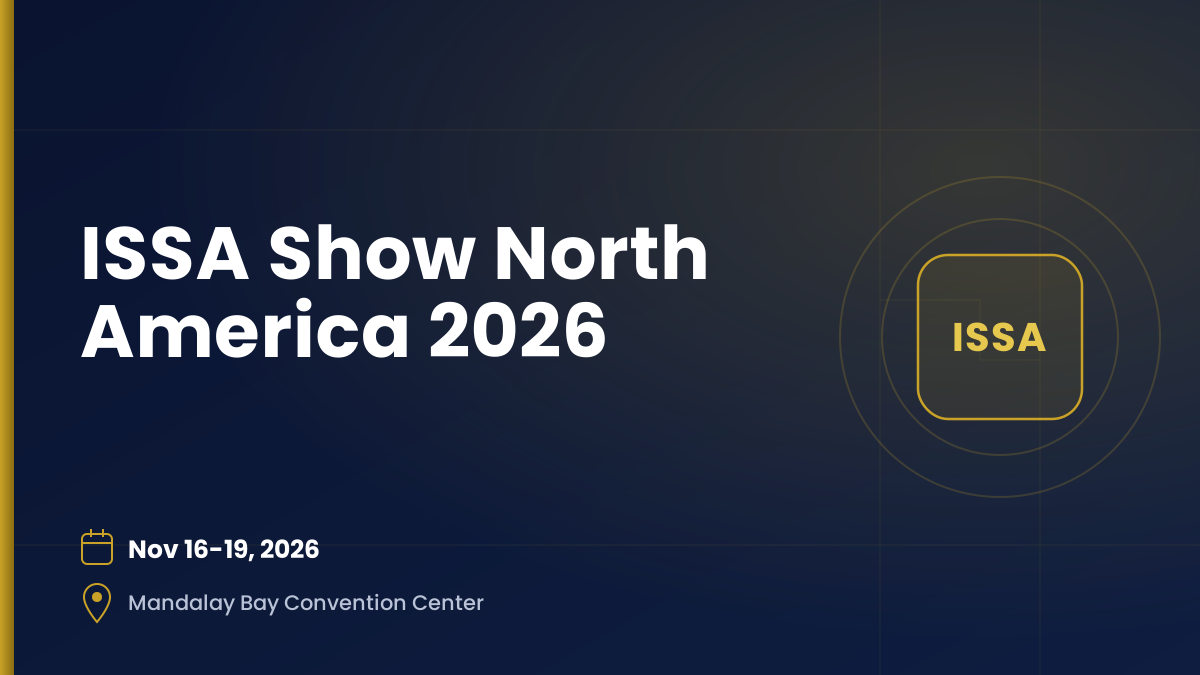 ISSA Show North America 2026 — Nov 16-19, 2026, Mandalay Bay