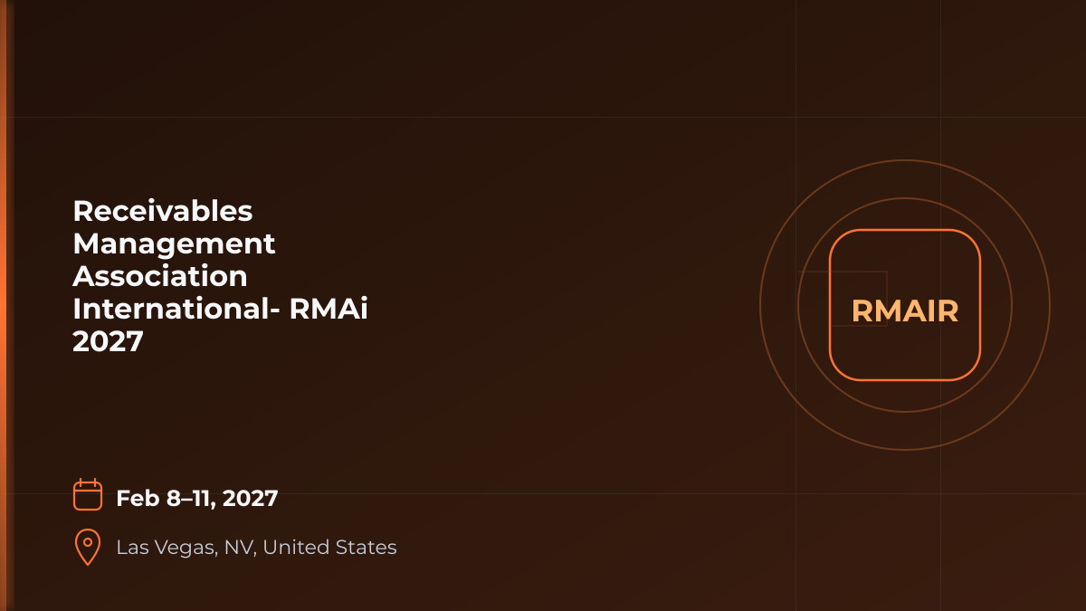 Receivables Management Association International- RMAi 2027 1 Receivables Management Association International- RMAi 2027 1