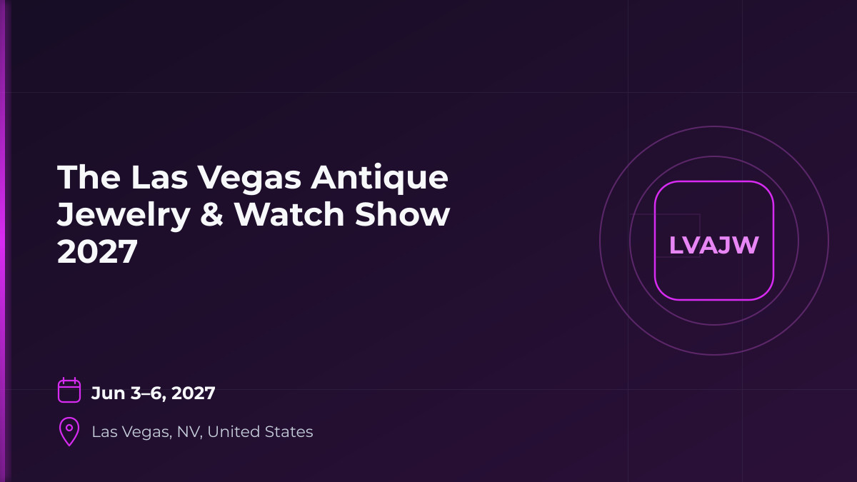 The Las Vegas Antique Jewelry & Watch Show 2027 1 The Las Vegas Antique Jewelry & Watch Show 2027 1