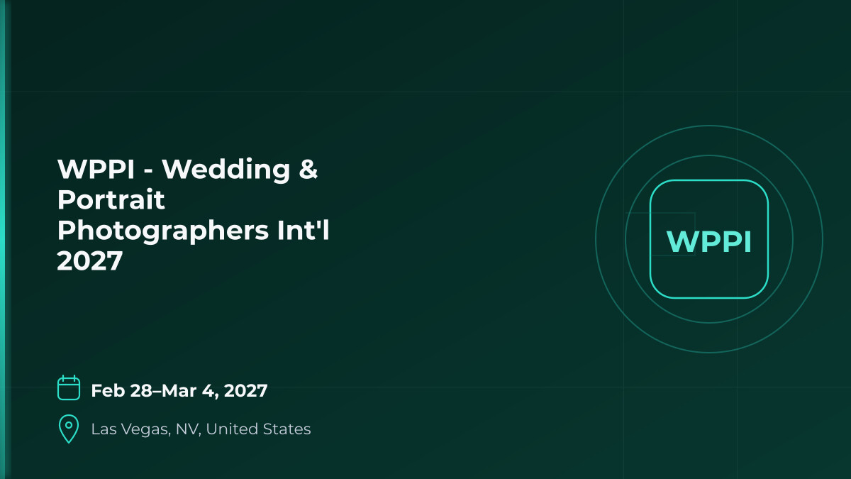 WPPI - Wedding & Portrait Photographers Int'l 2027 1 WPPI - Wedding & Portrait Photographers Int'l 2027 1