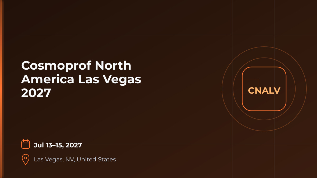 Cosmoprof North America Las Vegas 2027 1 Cosmoprof North America Las Vegas 2027 1