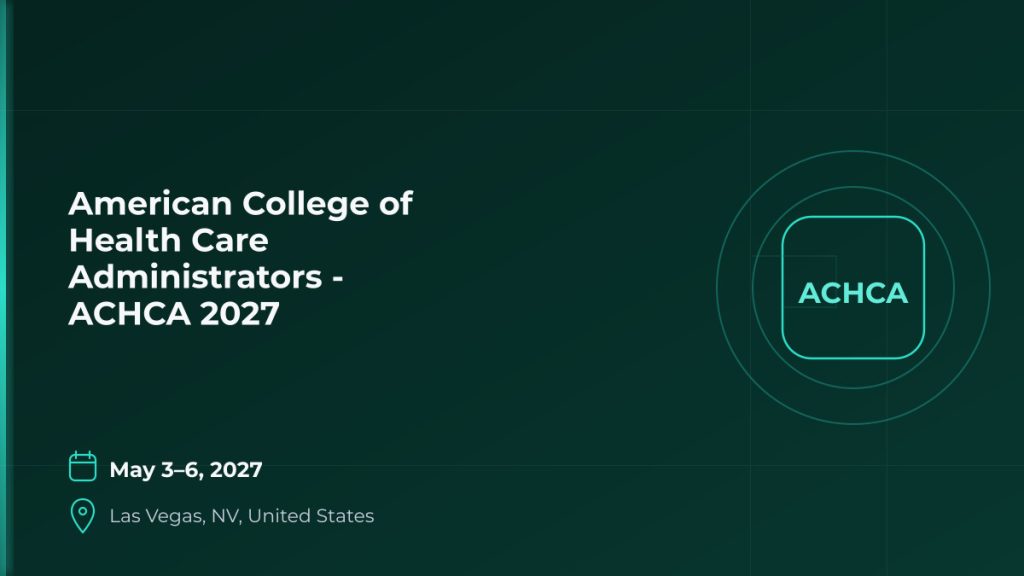 American College of Health Care Administrators - ACHCA 2027 5