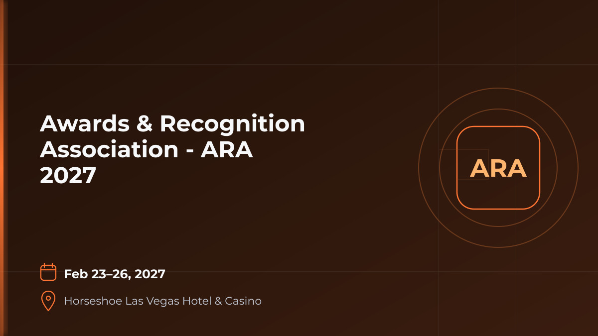 Awards & Recognition Association - ARA 2027 1 Awards & Recognition Association - ARA 2027 1