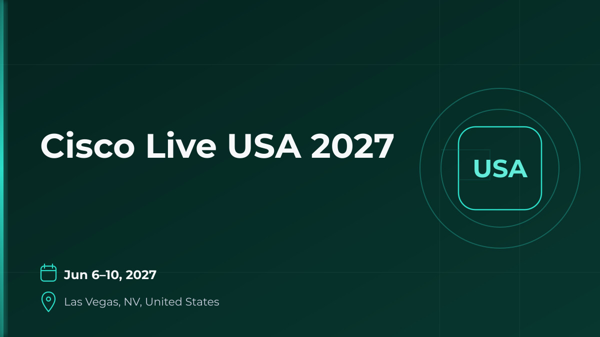 Cisco Live USA 2027 1 Cisco Live USA 2027 1