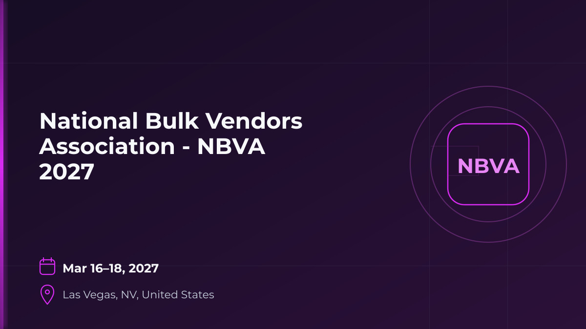 National Bulk Vendors Association - NBVA 2027 1 National Bulk Vendors Association - NBVA 2027 1