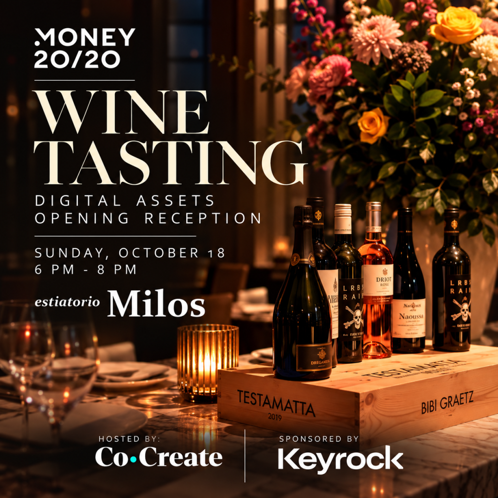 Money20/20 x Digital Assets: Opening Night Wine Tasting
